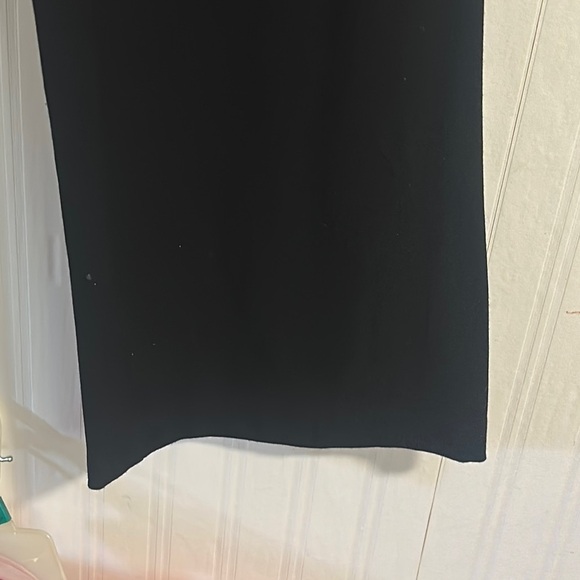 Black High-Waisted Wide Leg Dress Pants 5/6 Short Maurices - Picture 3 of 5